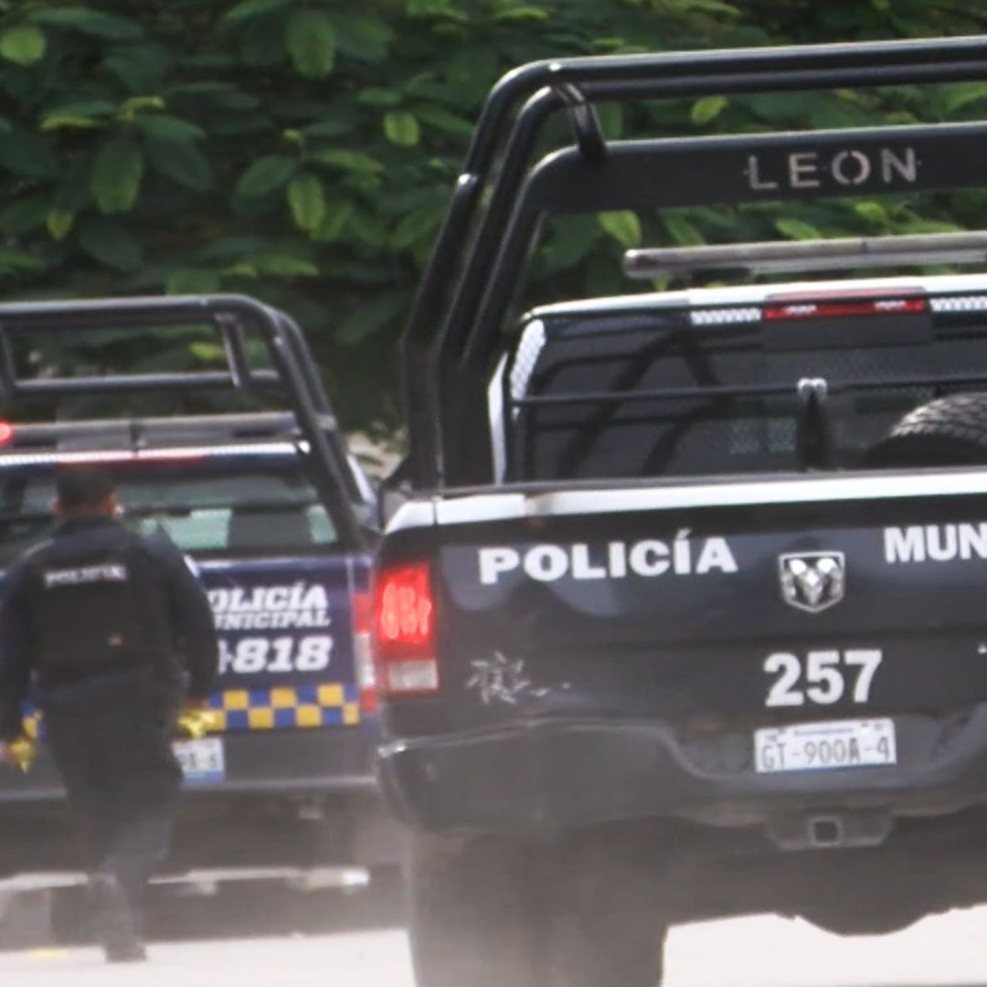 La zona fue resguardada por elementos de Seguridad.